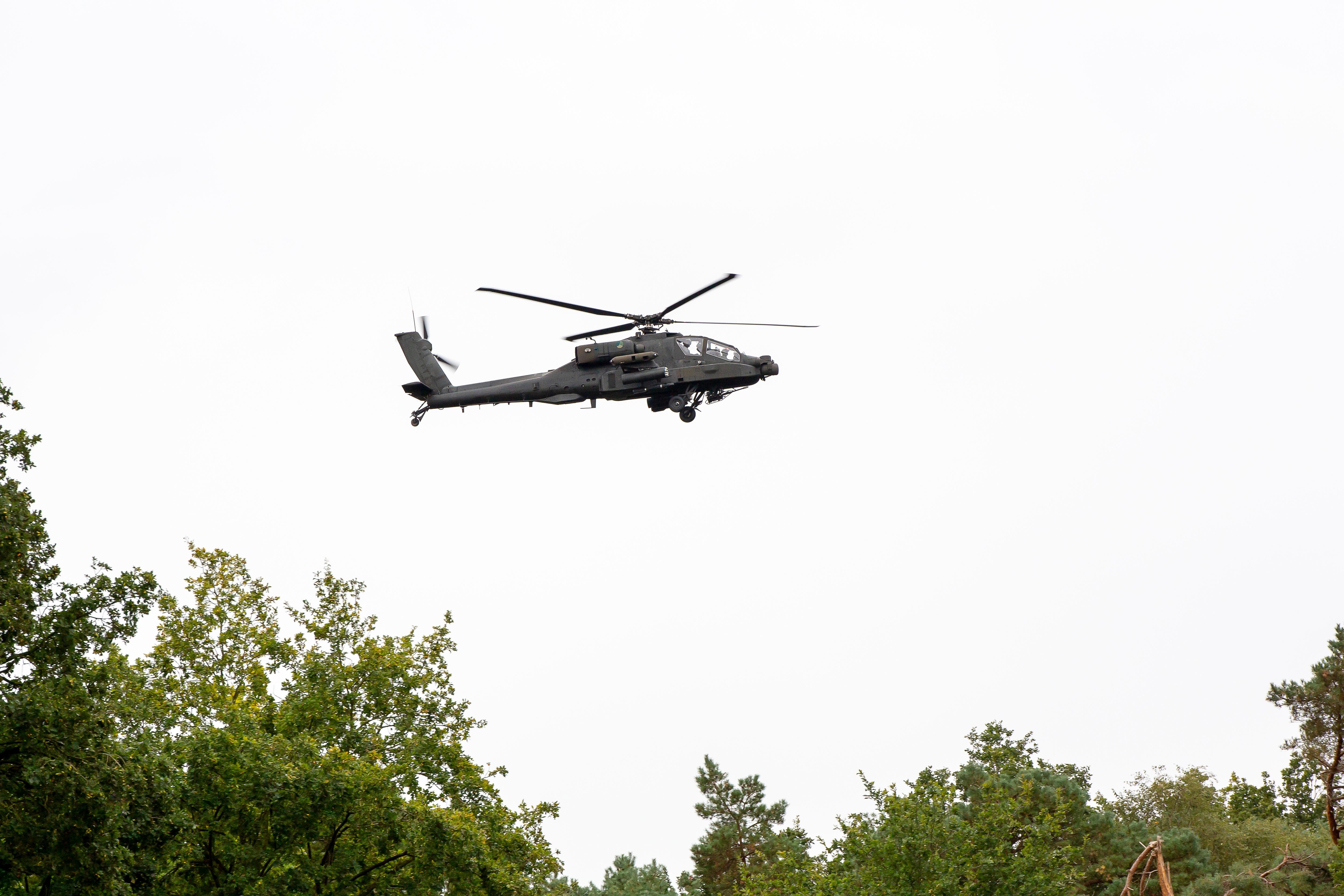 helikopter in de lucht