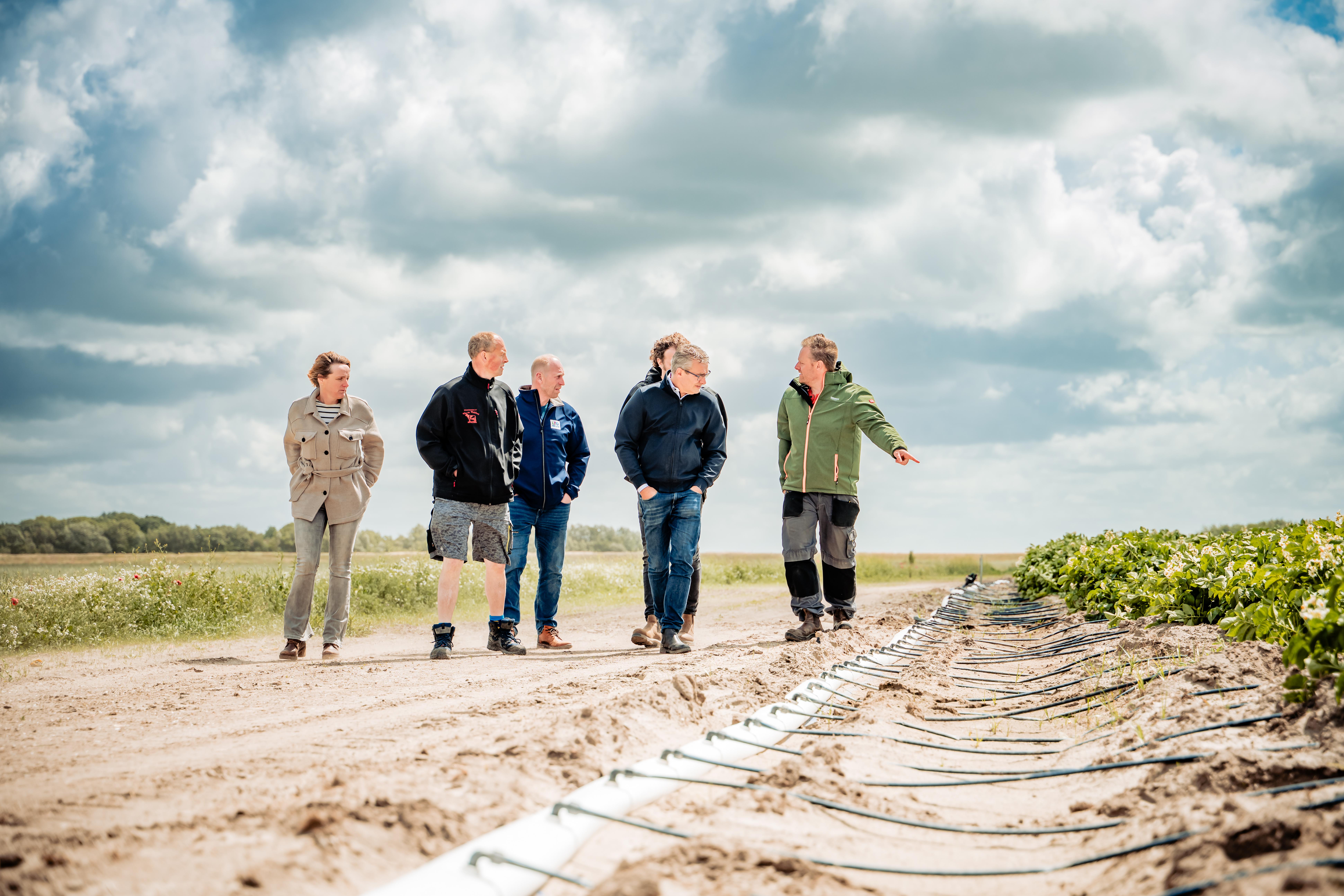 Zoete Toekomst Texel druppelirrigatie ervaring en kennis uitwisselen