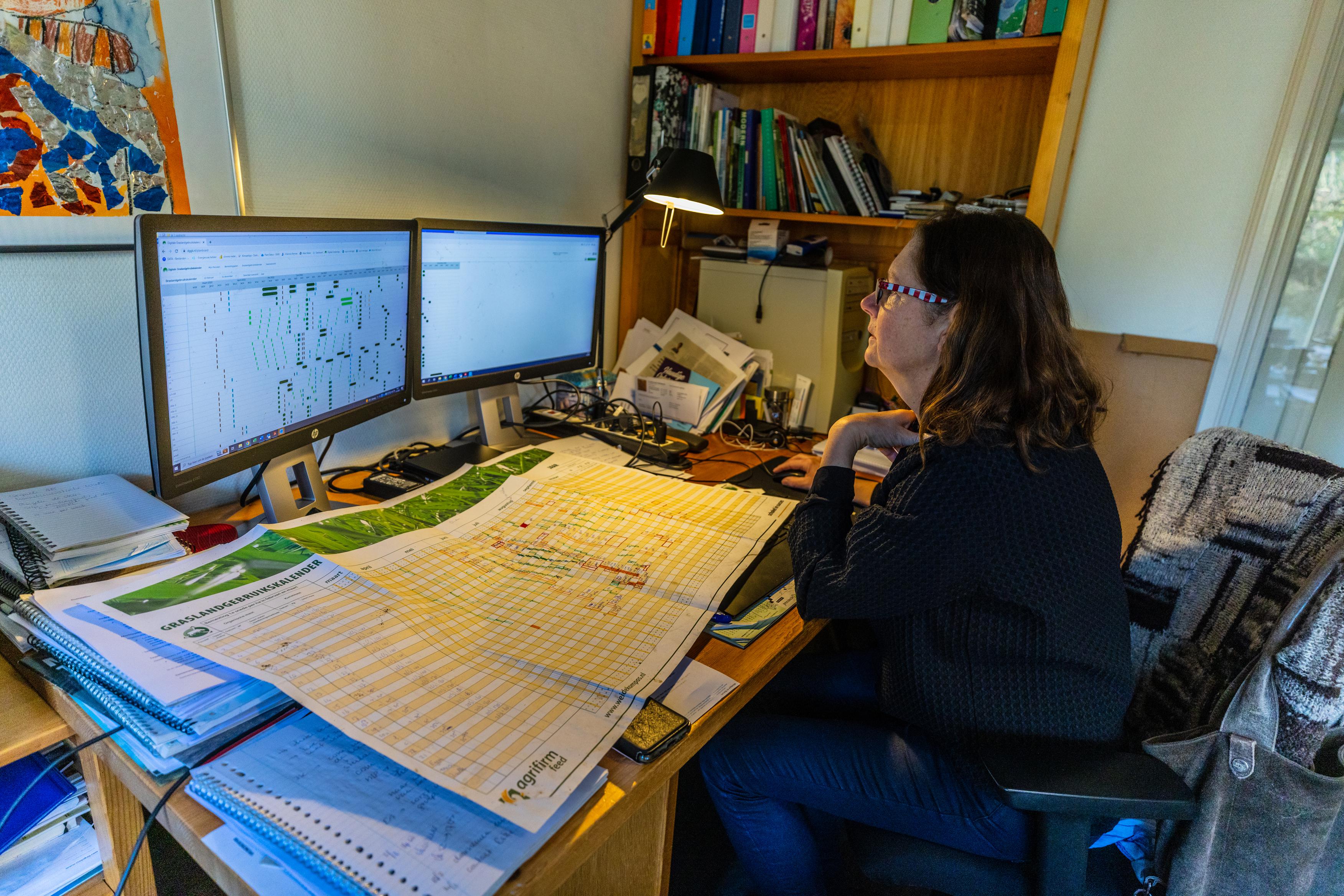 graslandkalender, data, computer, kantoor