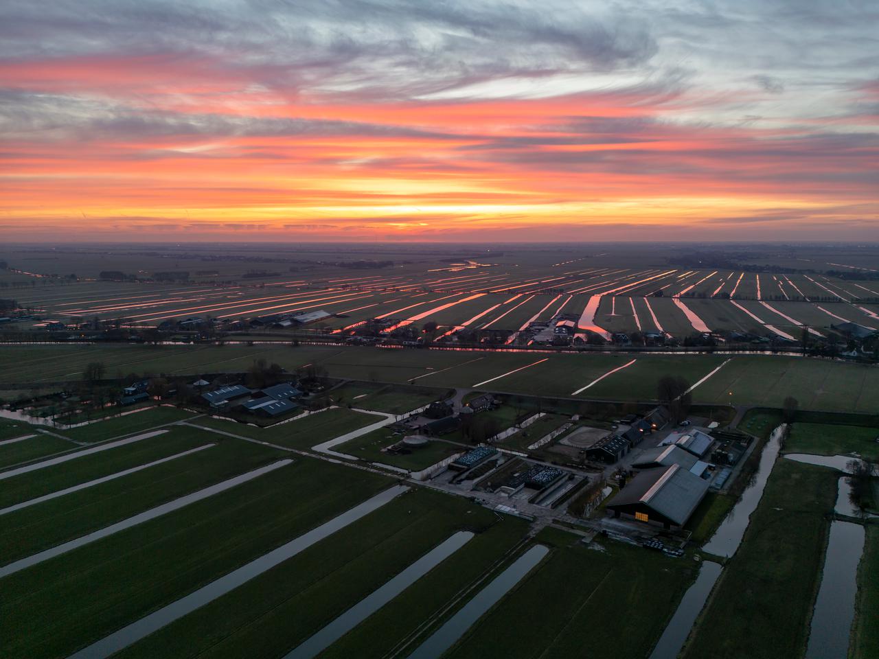 Zonsopkomst Zuid Holland