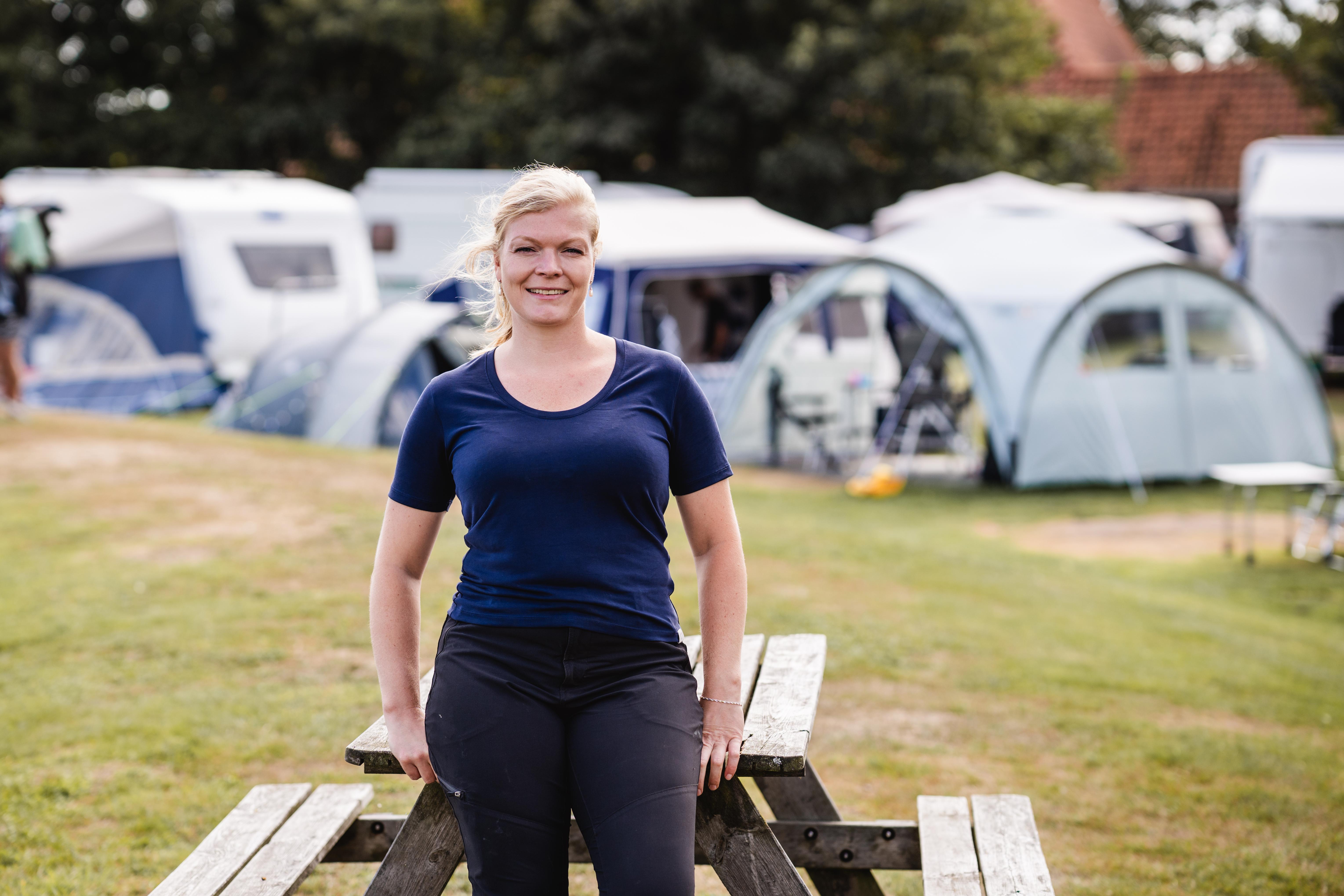 Multifunctionele landbouw op een camping