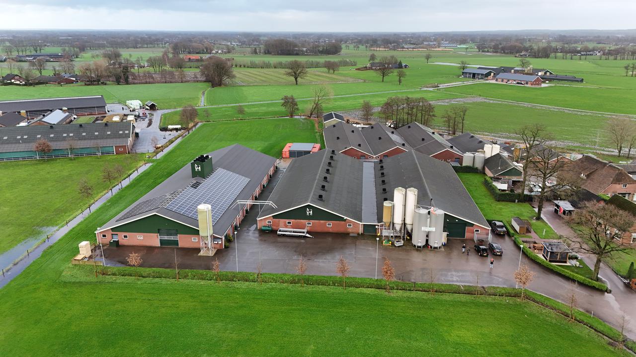 Boerderij met zonnepanelen